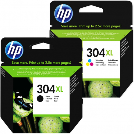 Pack Cartouches HP 304 noir et couleur - 12519