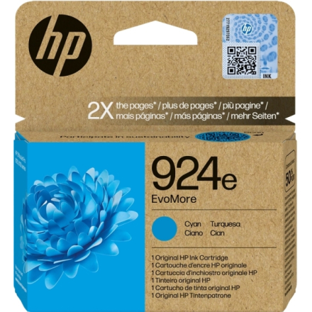 HP 924e EvoMore - Cyan - Origine